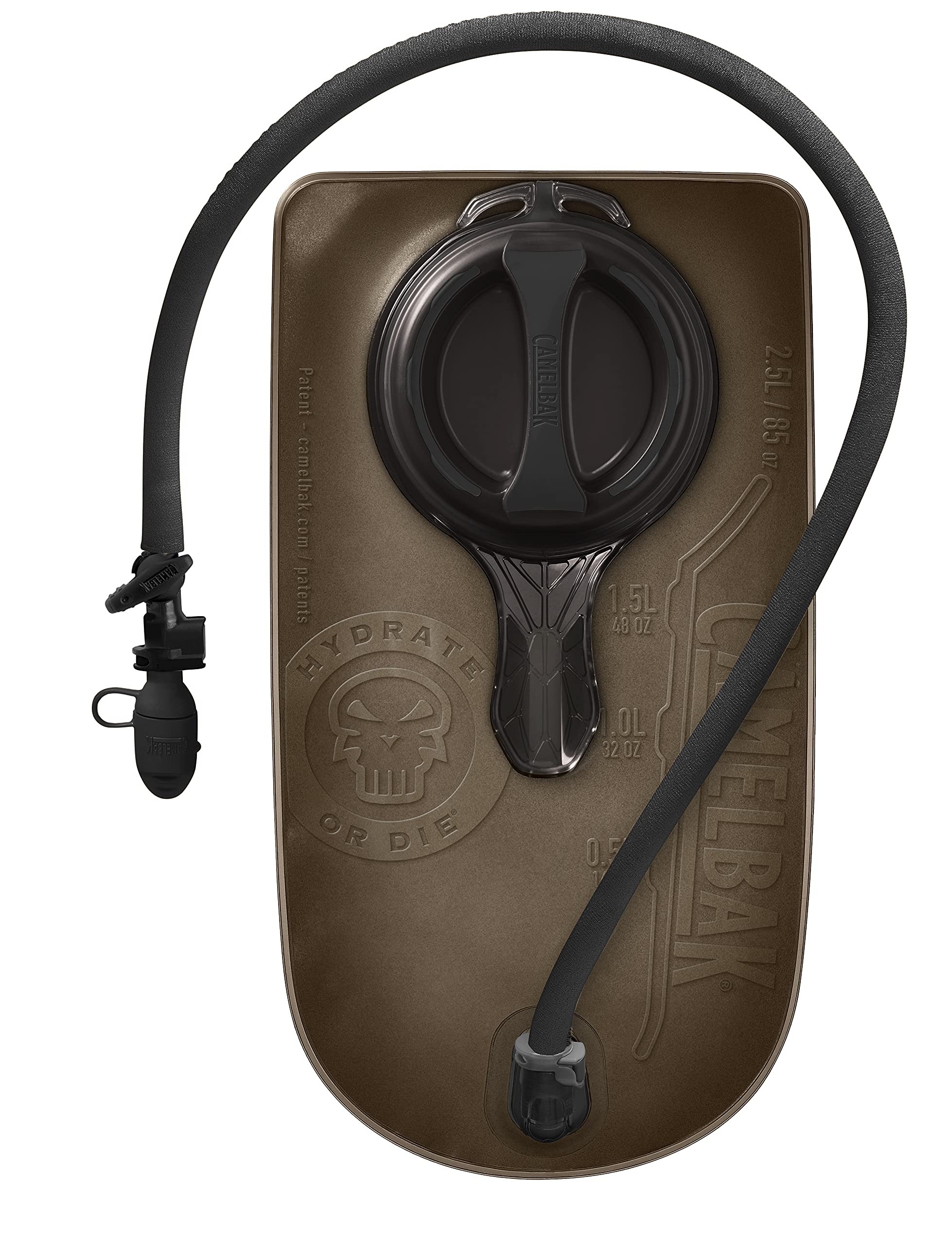 CamelBak Mil Spec Crux cap opening enables rapid fill and leak-proof use.
