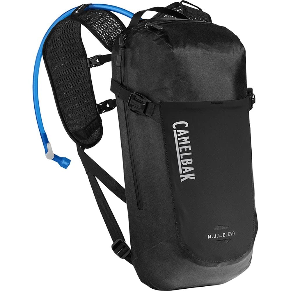 CamelBak M.U.L.E. Evo weatherproof biking pack protects gear on rugged trails