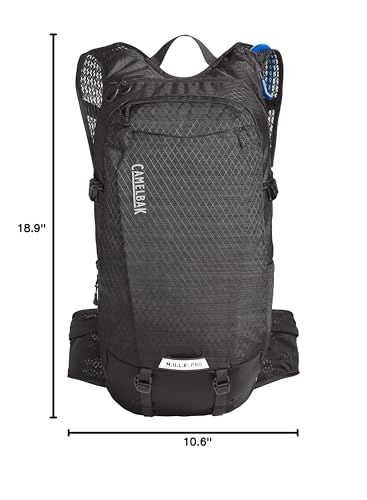 CamelBak M.U.L.E. Pro 14 sleek black colorway for night rides