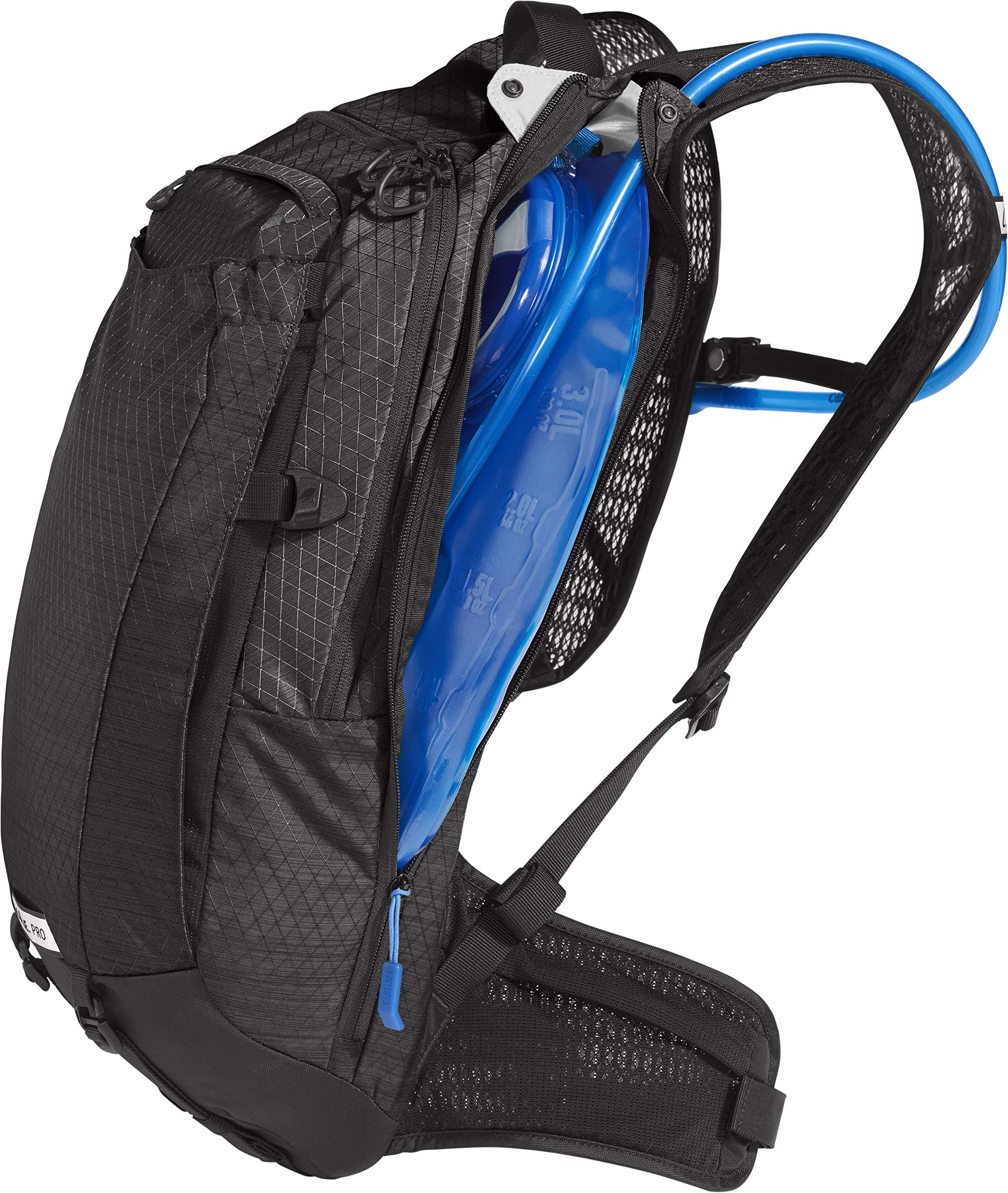 CamelBak M.U.L.E. Pro 14 helmet carry secures gear on the trail