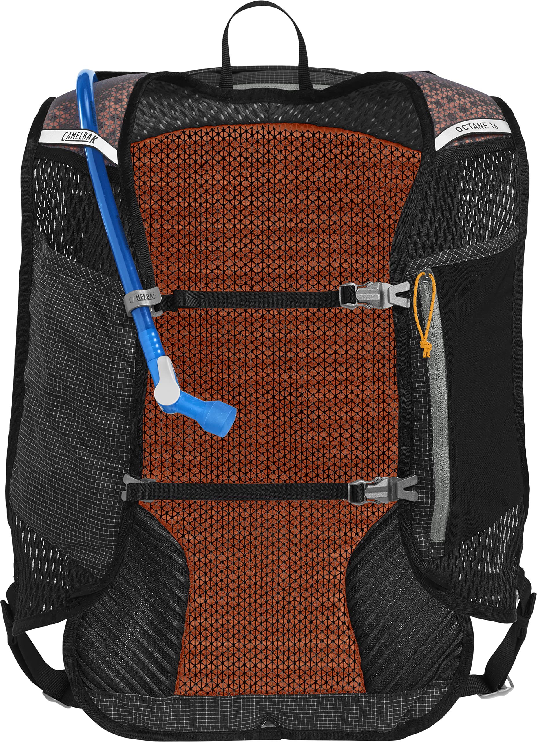 CamelBak Octane 16 trekking pole attachment in use for quick access.