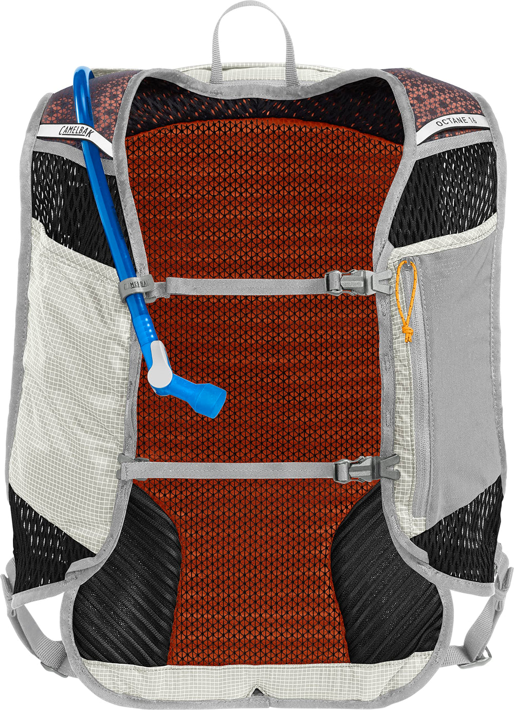 CamelBak Octane 16 stretch overflow pocket for extra layers.