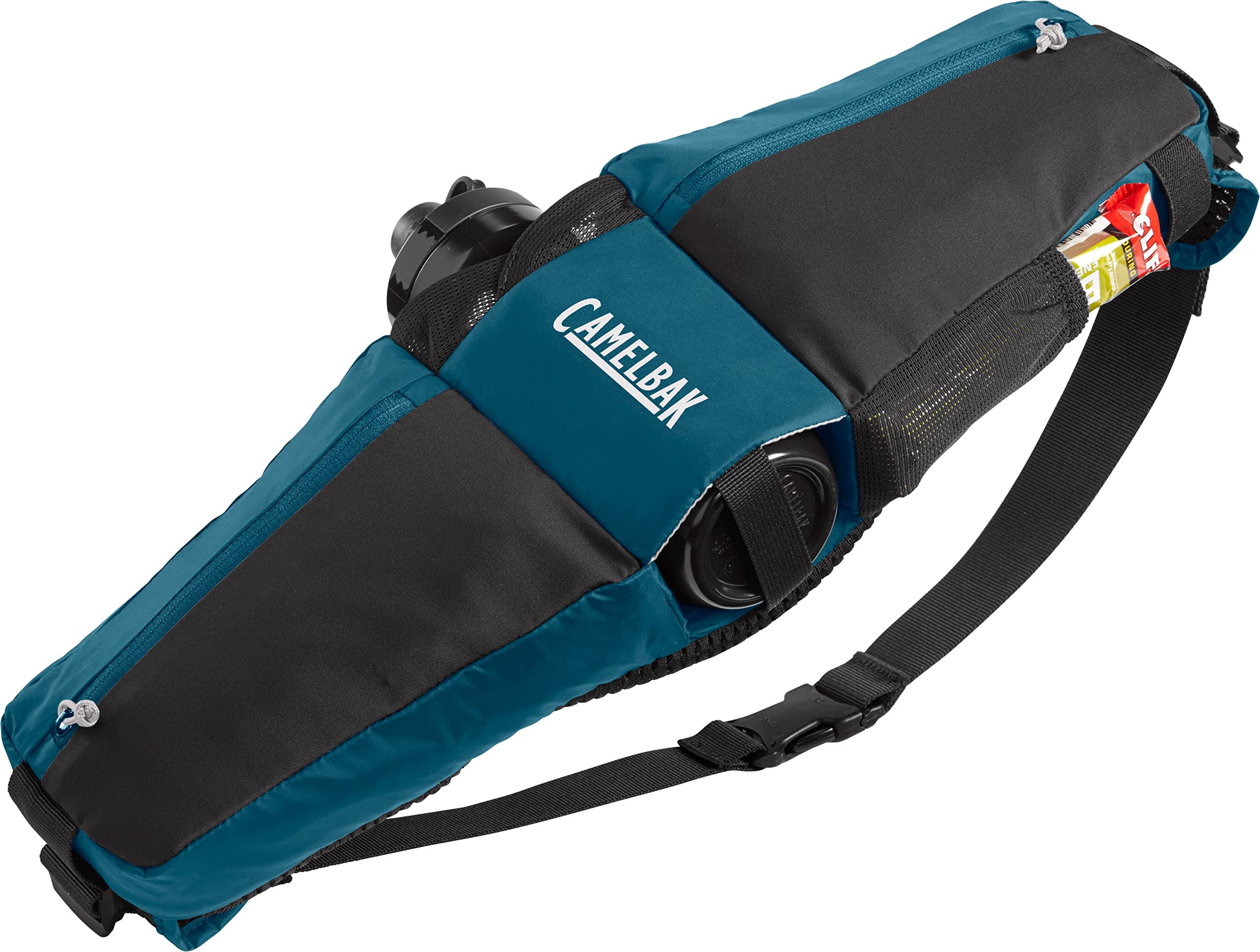 Integrated carry pockets on CamelBak Flow4 for gear organization