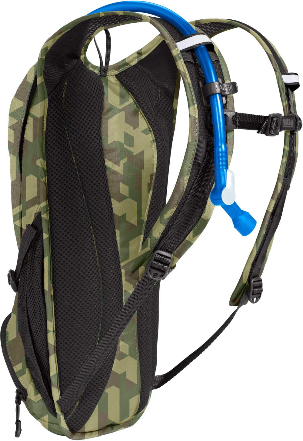 CamelBak Rogue back panel demonstrates breathable comfort on long rides