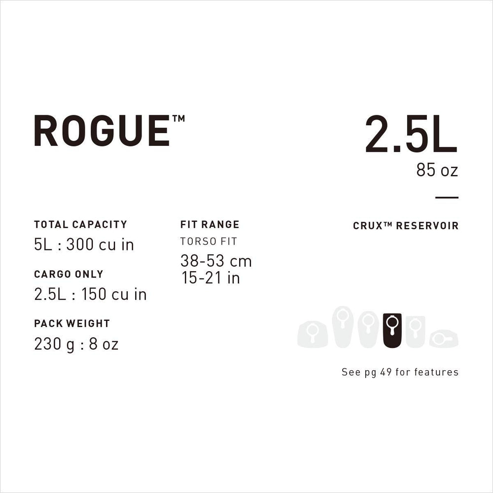 CamelBak Rogue on-trail setup ready for adventurous rides