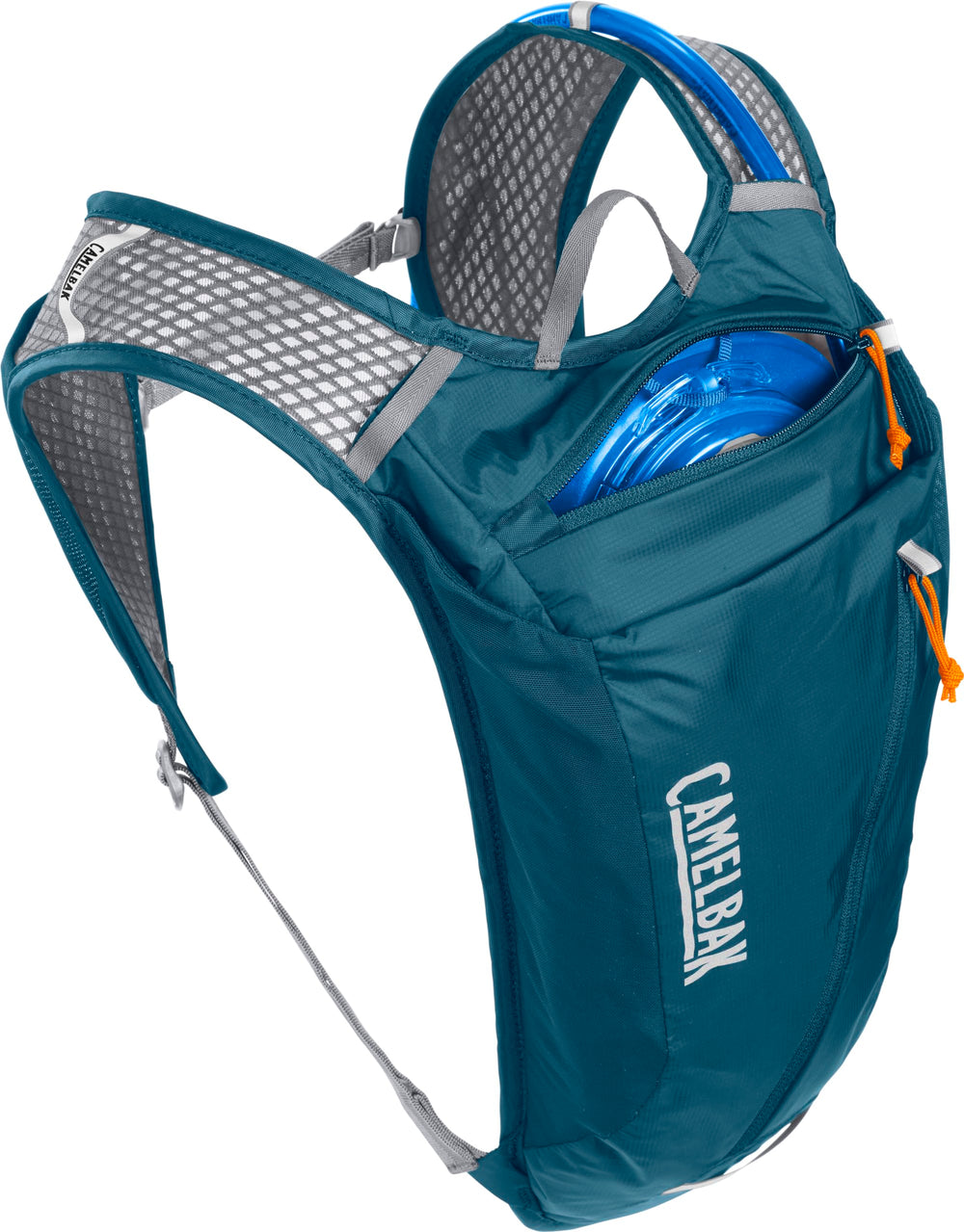 CamelBak Rogue Light 7 light loop and reflectivity for low-light visibility.