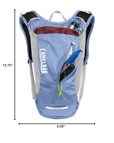 CamelBak Rogue Light 7 stretch overflow pocket expands storage during festivals.