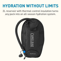 CamelBak Stoaway bite valve cover protects during snowy adventures