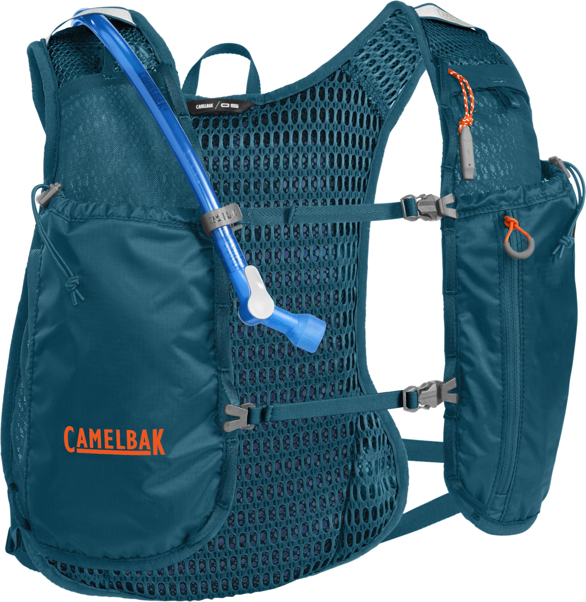 CamelBak Trail Run Vest back view highlighting lightweight design and secure storage on trails.