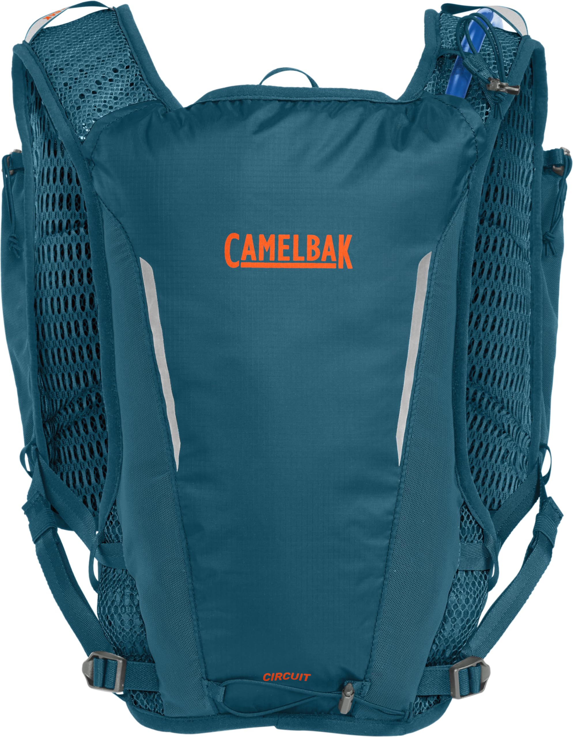 CamelBak Trail Run Vest strap adjustment for a custom, stable fit during runs.