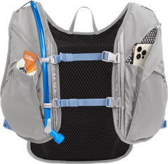 CamelBak Women's Chase Race 4 vest breathable mesh harness in action.