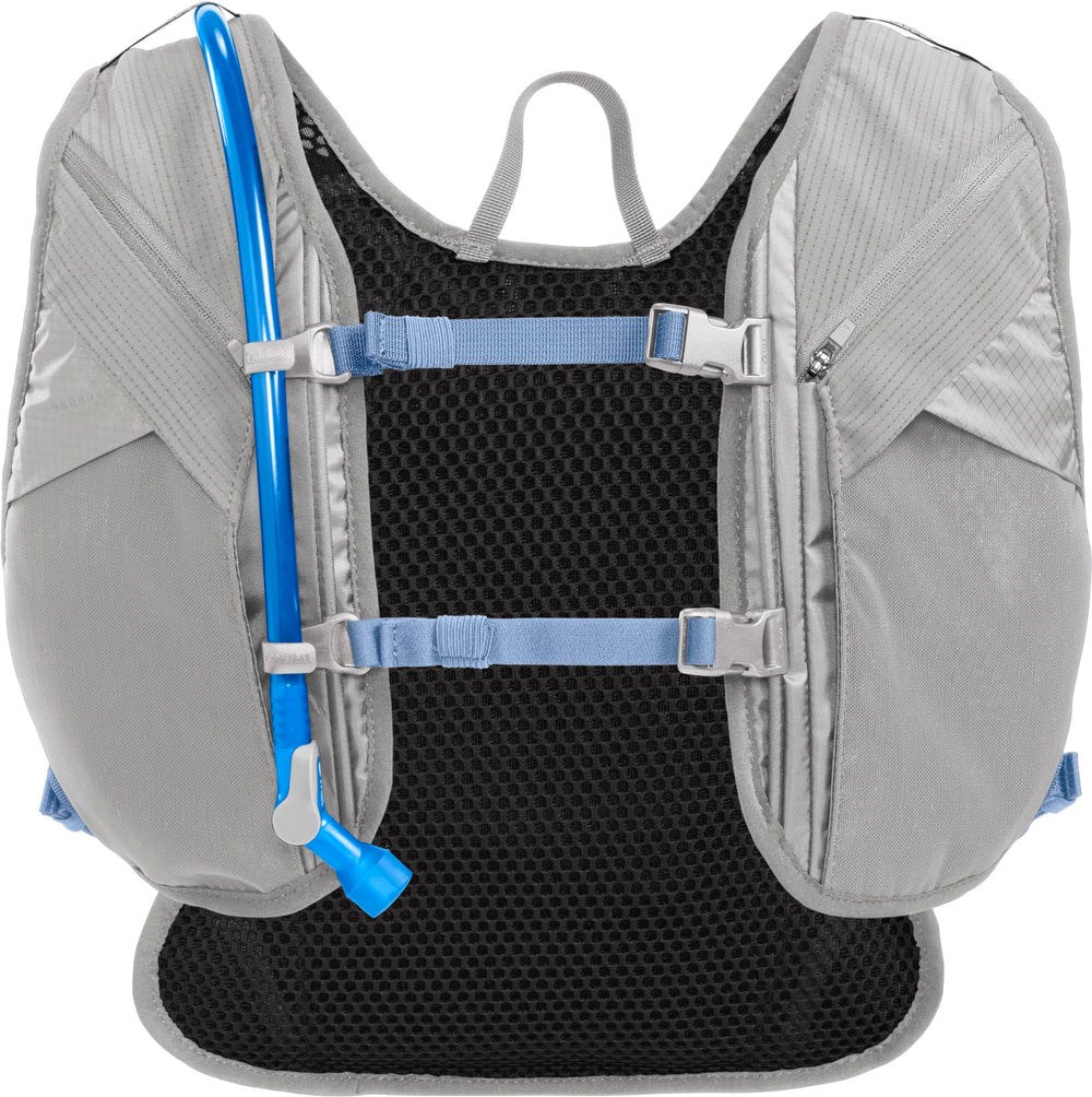 CamelBak Chase Race 4 vest shoulder harness with ergonomic design for warm days.