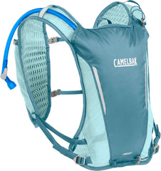 CamelBak Women's Circuit Run Vest front view in Adriatic Blue, ready for trails