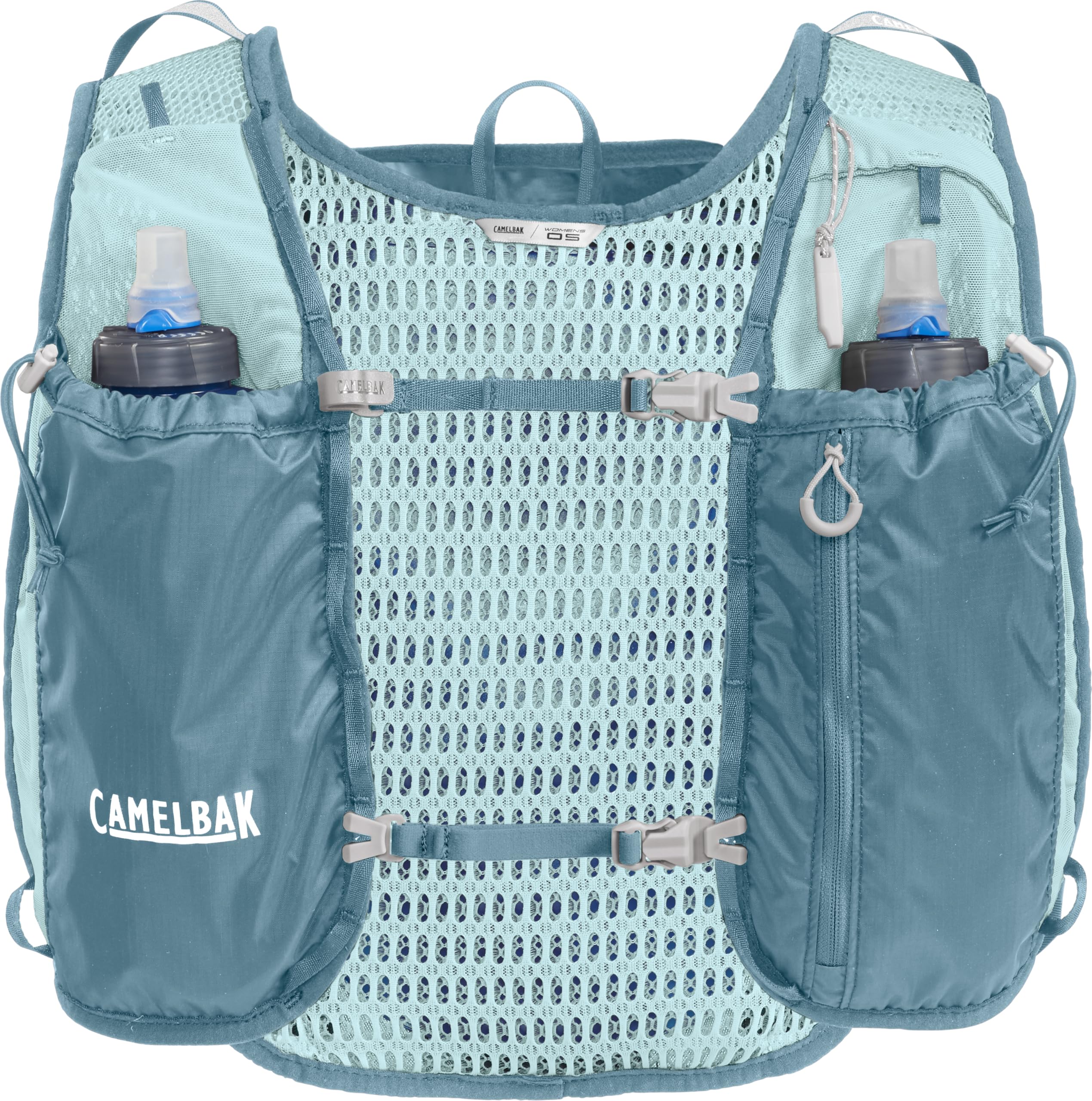 CamelBak Women's Circuit Run Vest tube trap for easy hydration access