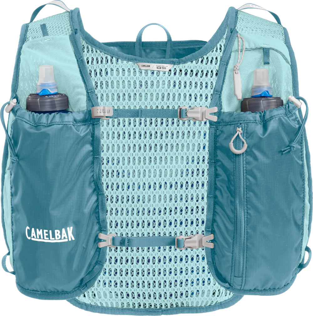 CamelBak Women's Circuit Run Vest tube trap for easy hydration access
