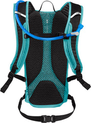 CamelBak Women's Lobo 9 air support back panel emphasizes cooling airflow on climbs.