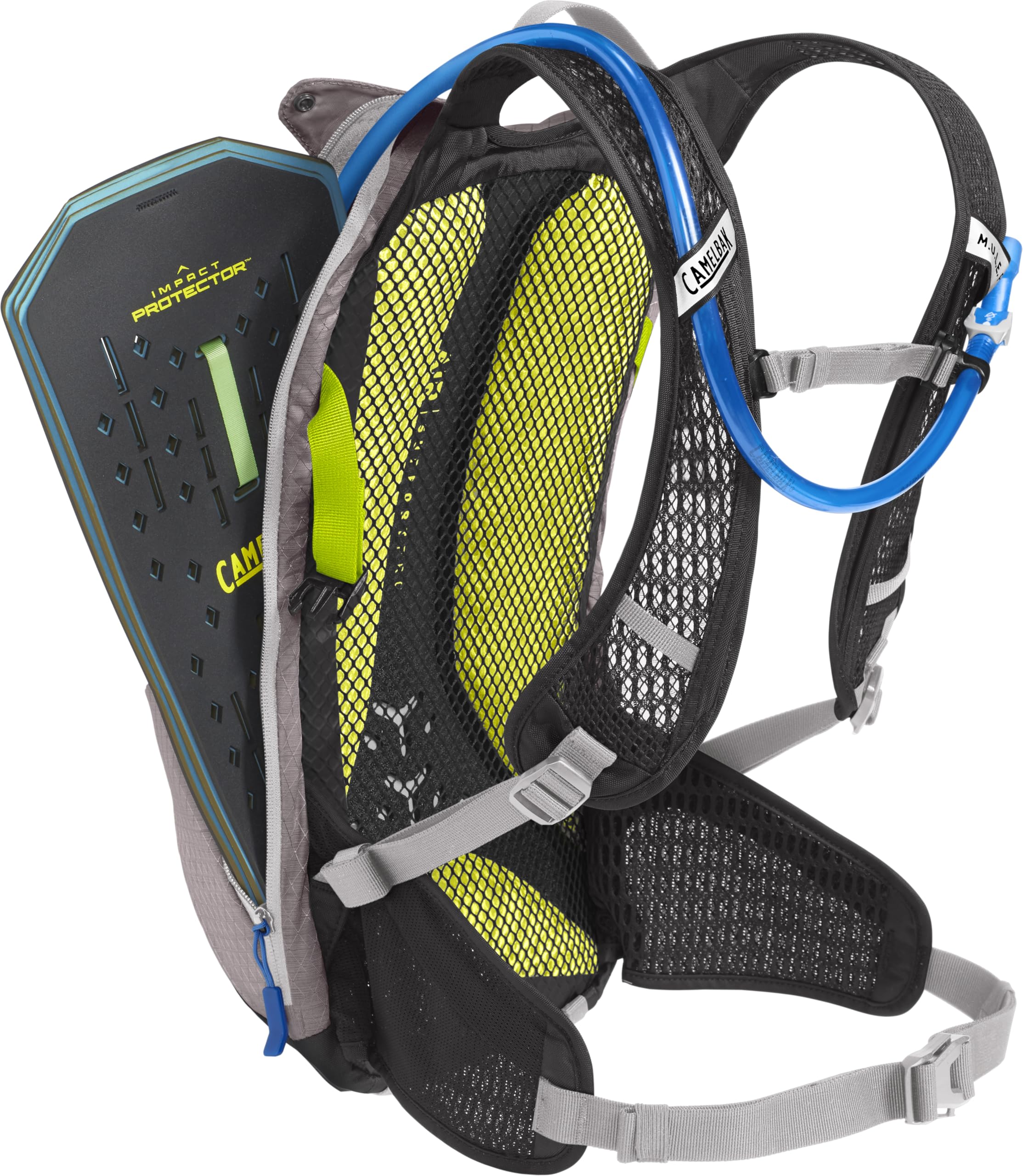 CamelBak M.U.L.E. Pro 14 on-bike strap system for stable riding.