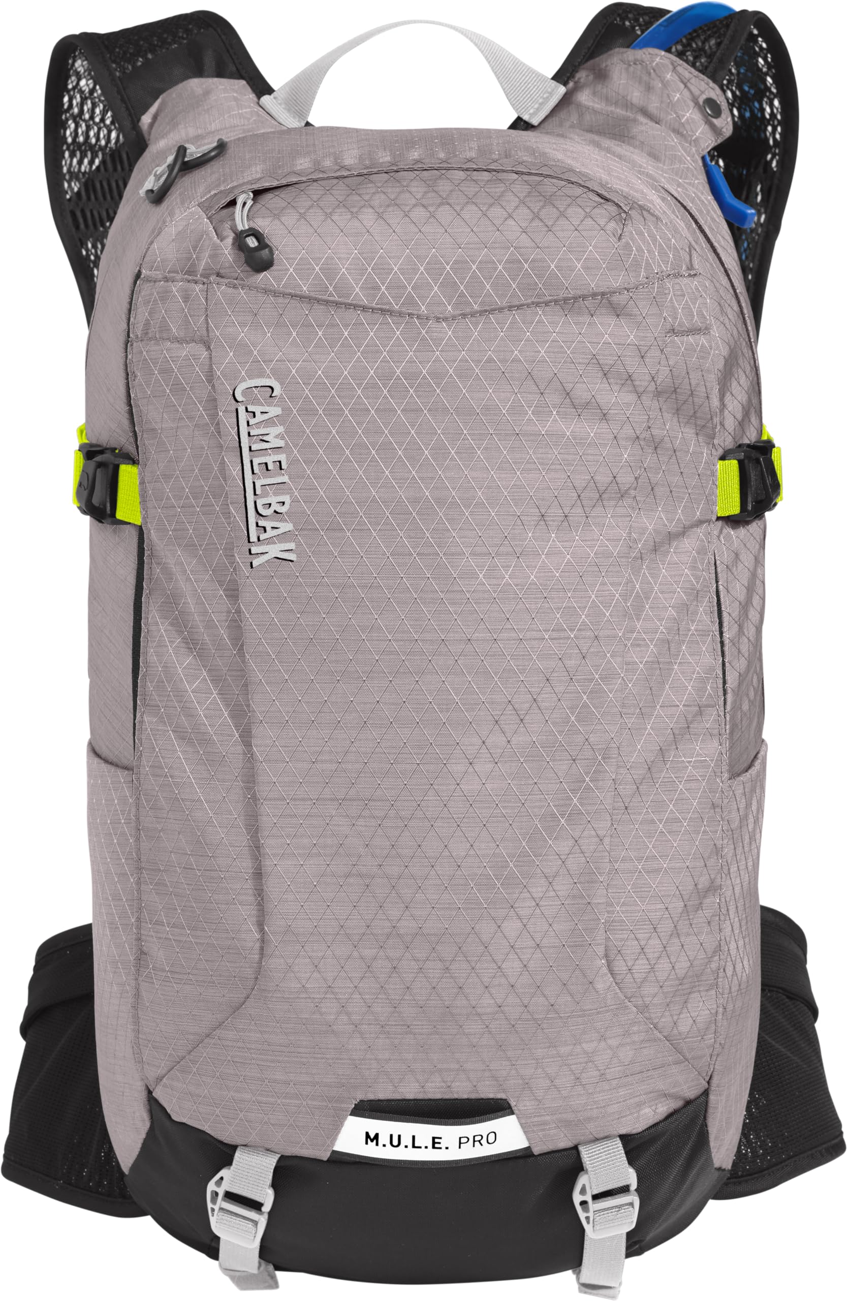 CamelBak M.U.L.E. Pro 14 vent mesh harness provides airflow during climbs.
