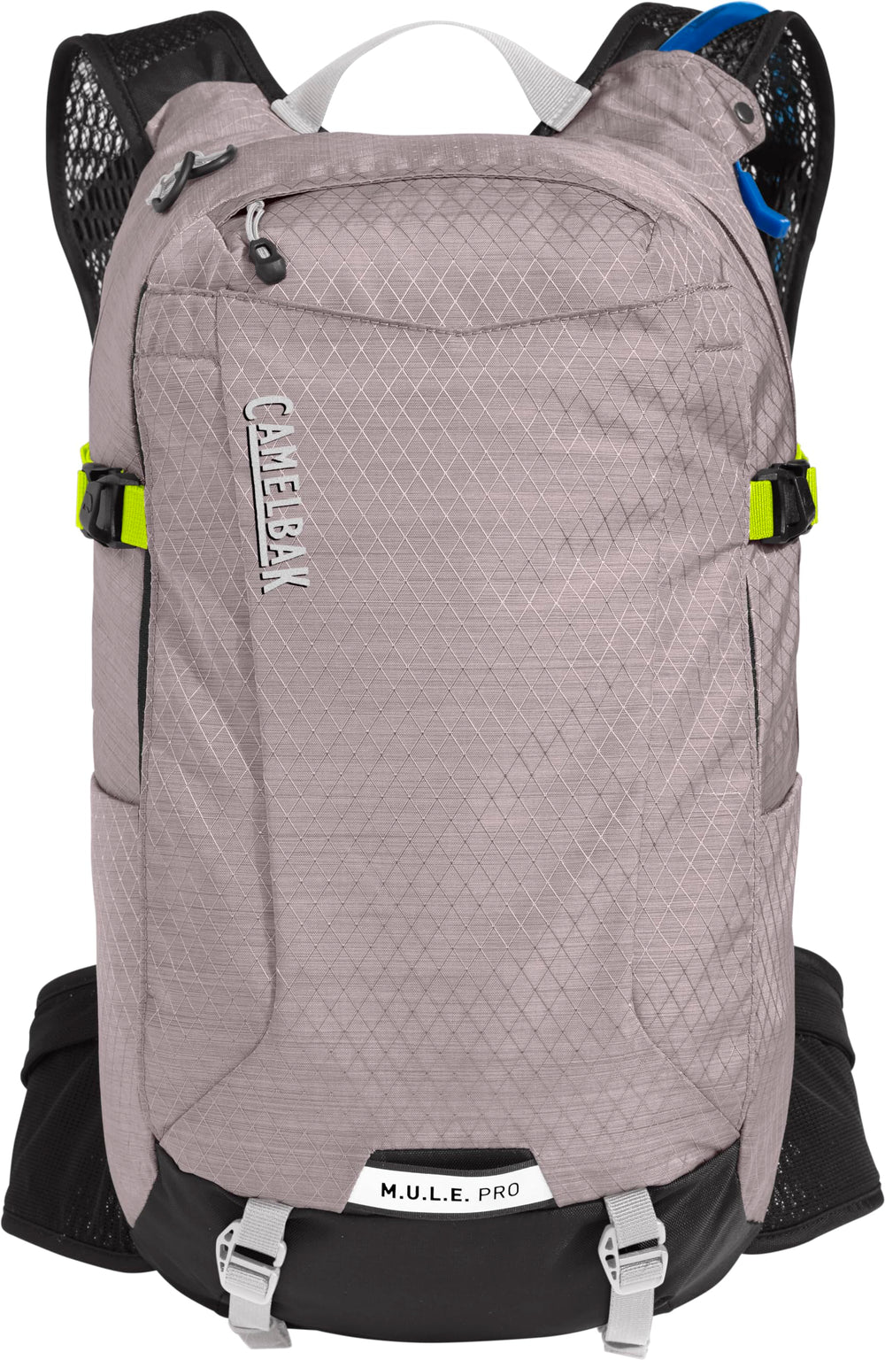 CamelBak M.U.L.E. Pro 14 vent mesh harness provides airflow during climbs.