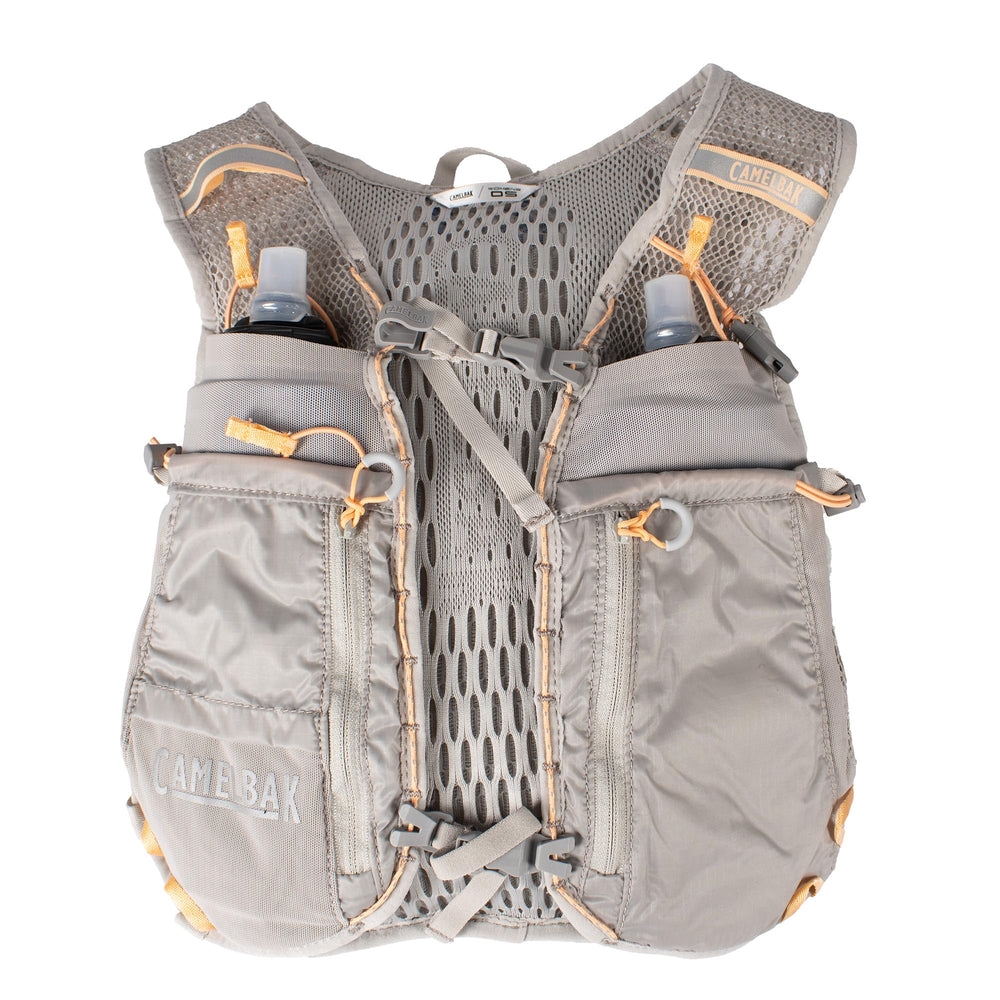 CamelBak Zephyr Pro hydration vest in sky gray and lavender blue