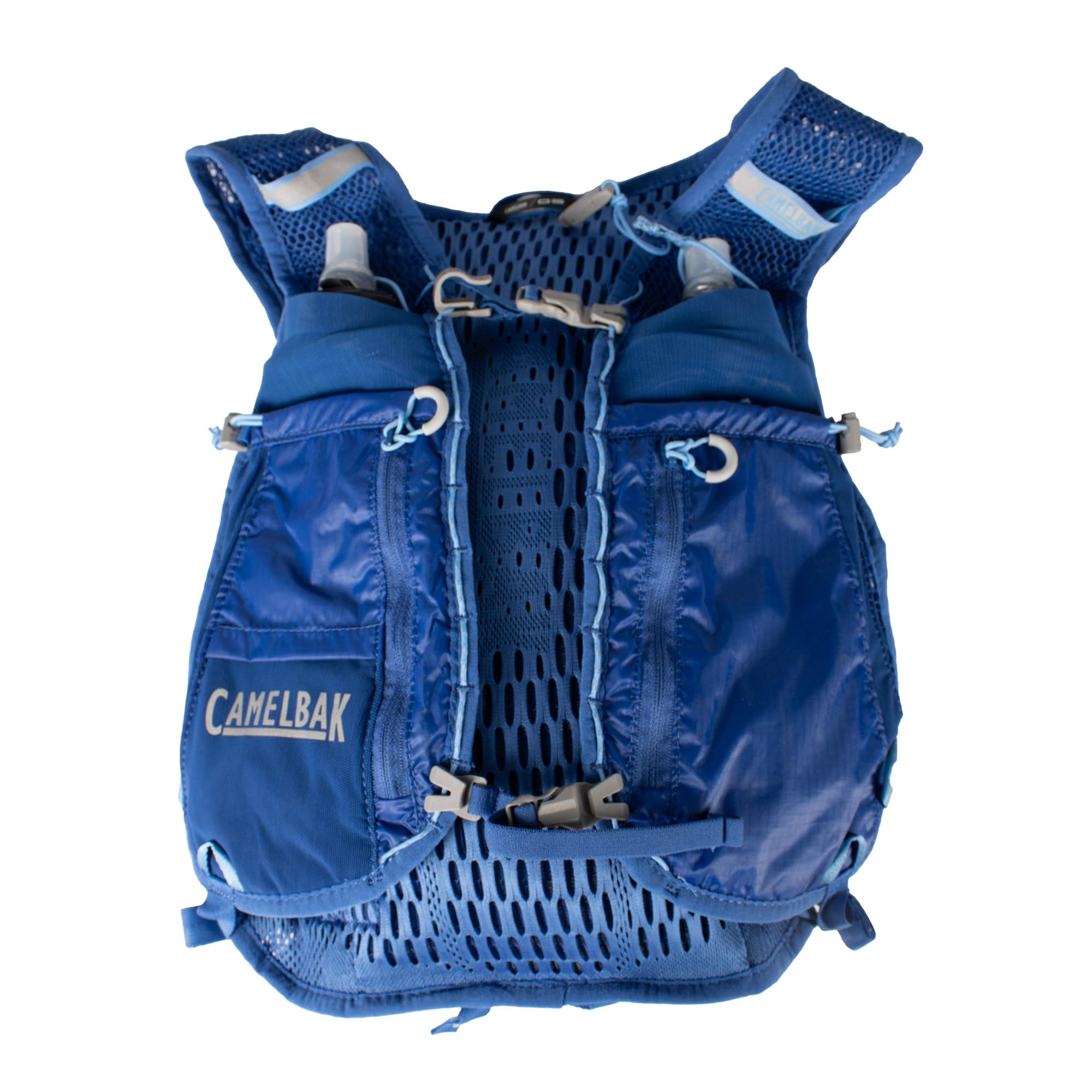 CamelBak Zephyr Pro mesh close-up illustrating body-mapping design for airflow
