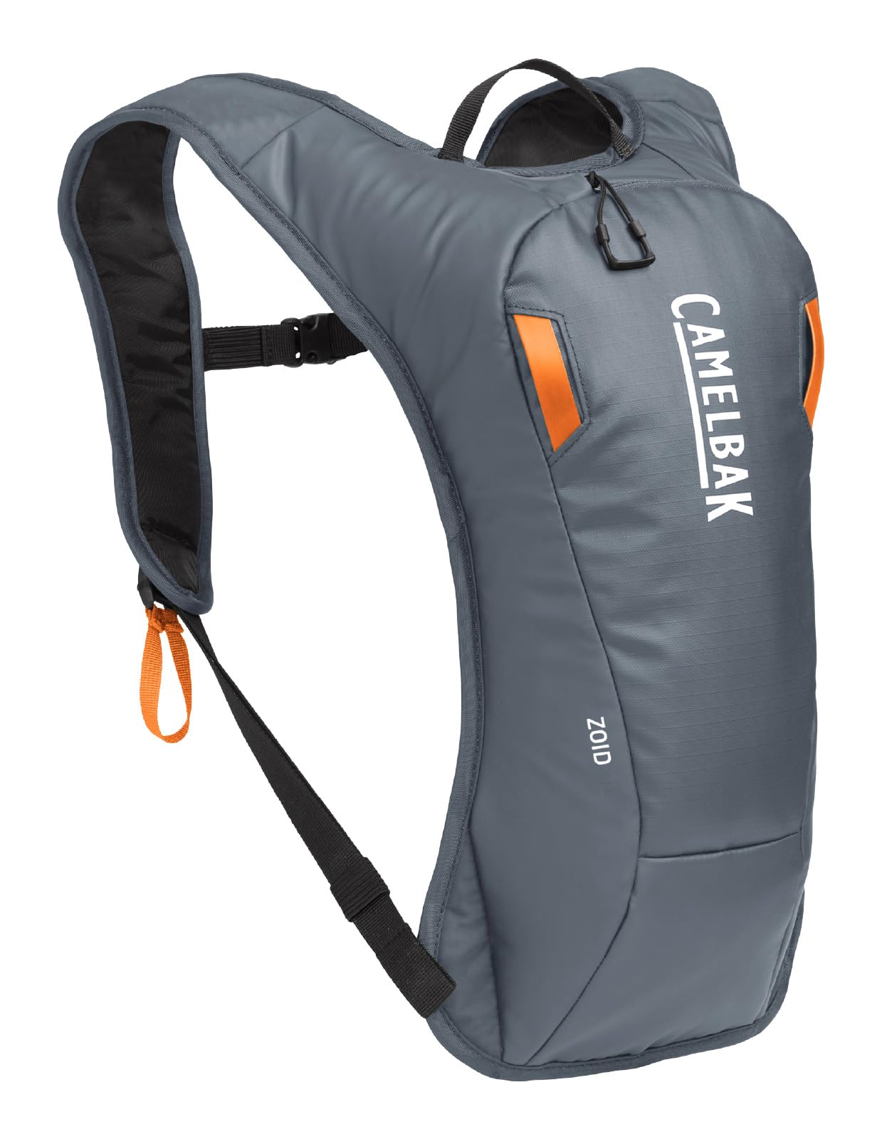 CamelBak Zoid front view with 70oz reservoir for all-day snow hydration.