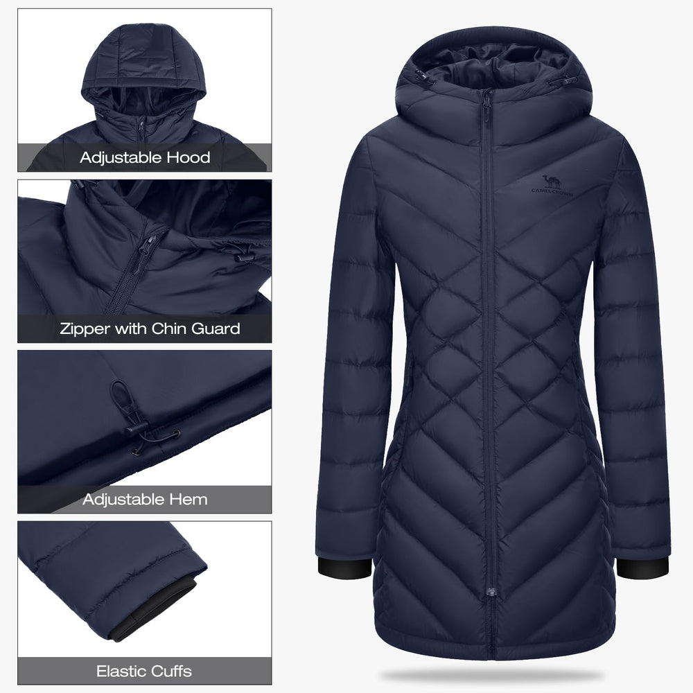 CAMELSPORTS coat pockets provide secure storage for essentials.