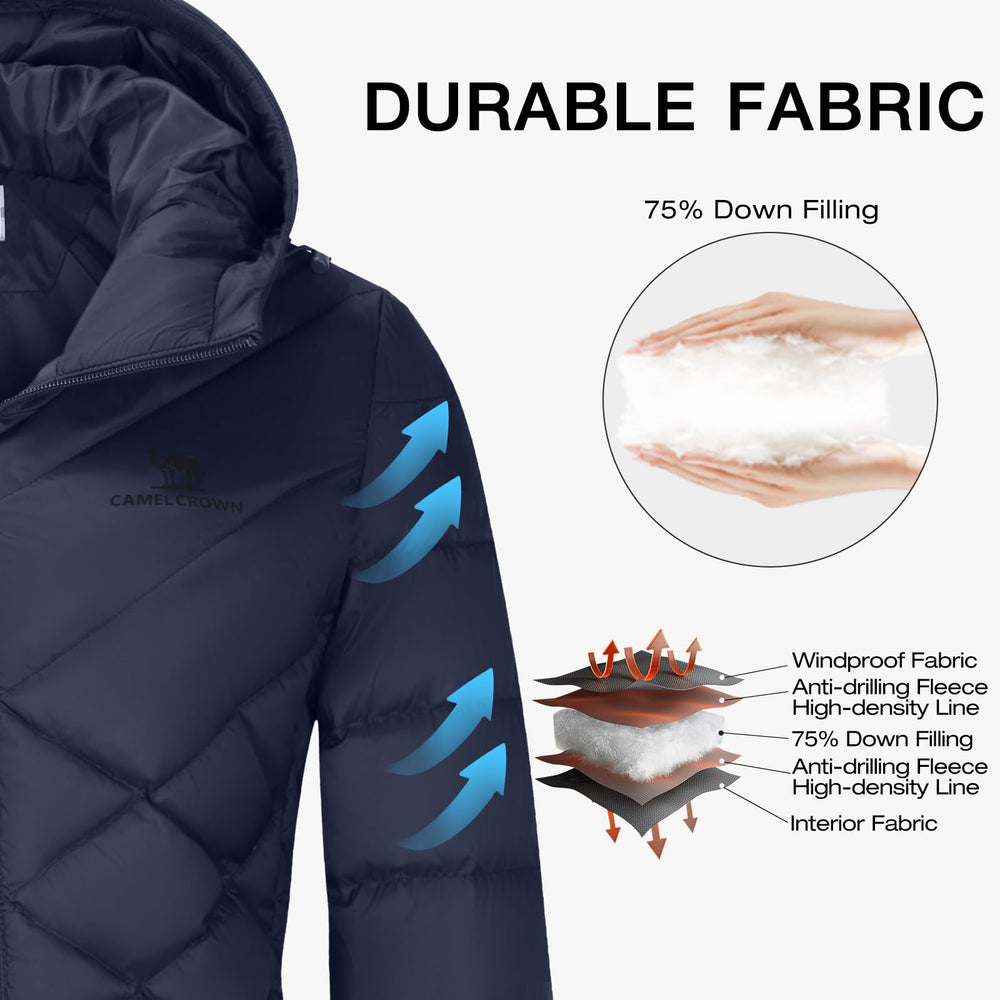 CAMELSPORTS water-repellent DWR finish protects against light rain.