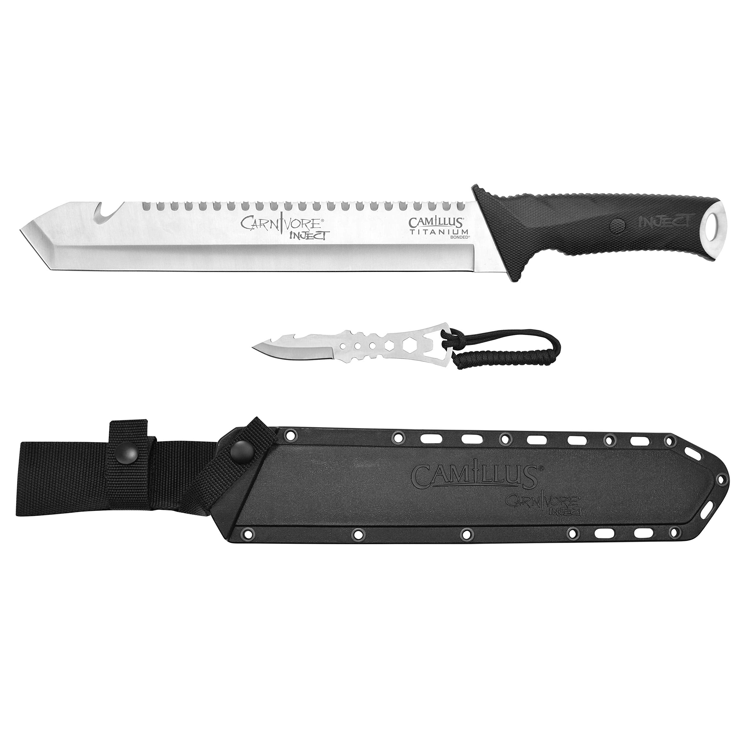 Camillus Carnivore Inject 18-inch machete with titanium bonded blade