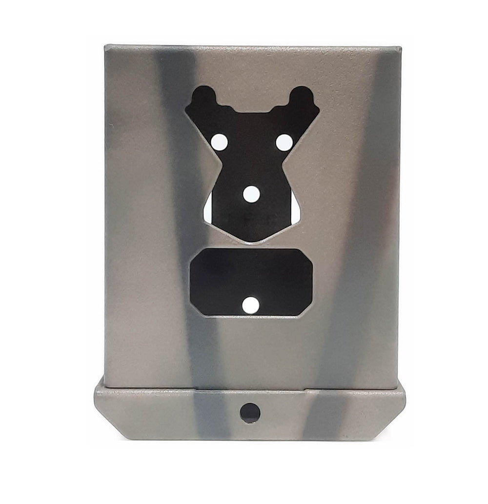 CAMLOCKbox tree mount showing lagbolted-belted attachment options for secure setup