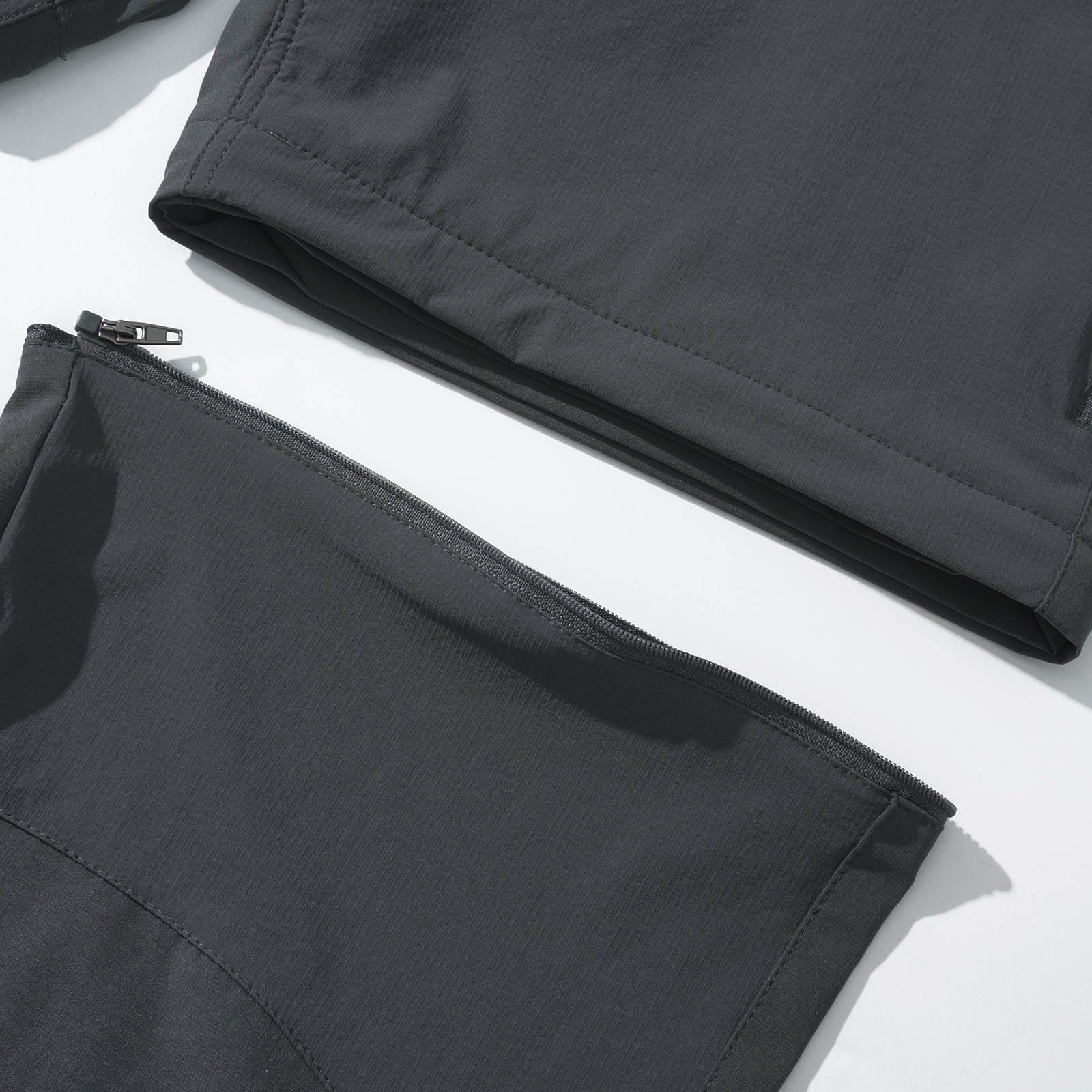 CAMOFOXIN stretch-walking-pants showing full two-way stretch for freedom of movement.