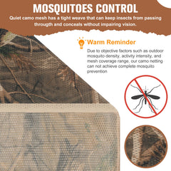 Camohute camo-netting multiple-uses hunting and photography setup