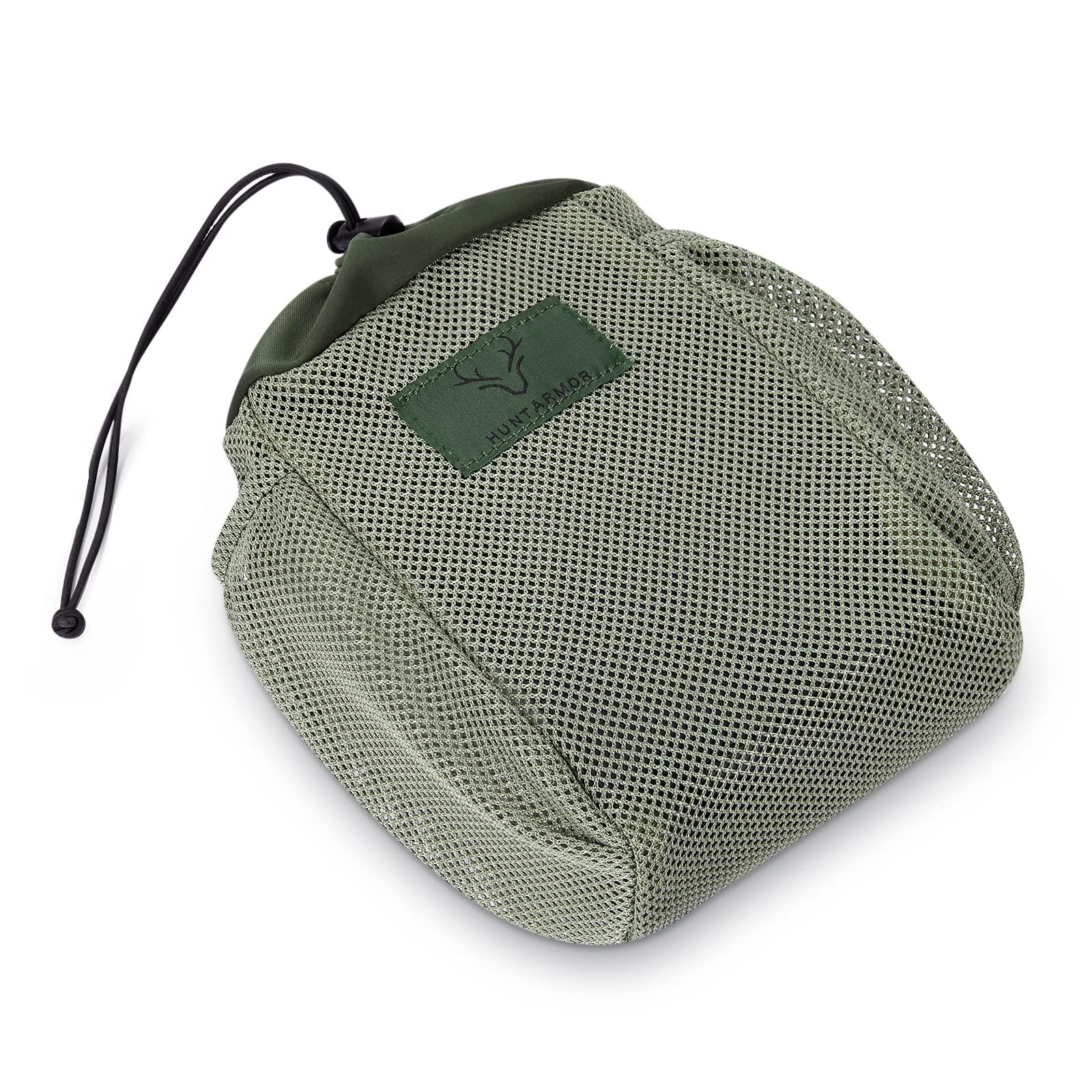 CAMOMAX drawstring closure pocket offers one-handed access during hunts.