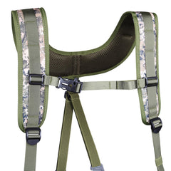 CAMOMAX Hunting Saddle lightweight design reduces bulk while preserving stability.