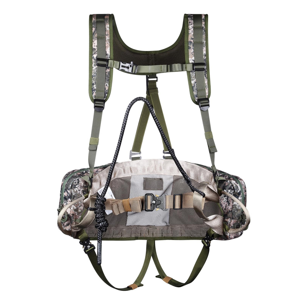 CAMOMAX Hunting Saddle removable yoke enables quick adjustments for easy setup.