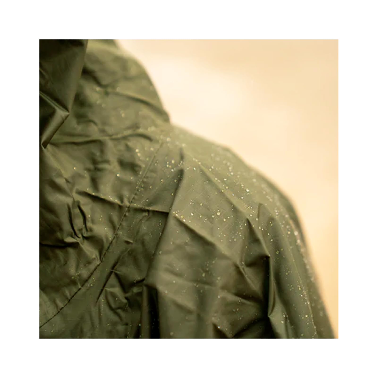 CamoOutdoor Mil-Tec poncho tear-resist-fabric highlights durable ripstop construction for harsh conditions.