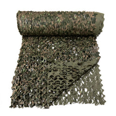 CamoSystems military model with attached mesh showing reinforced concealment option.