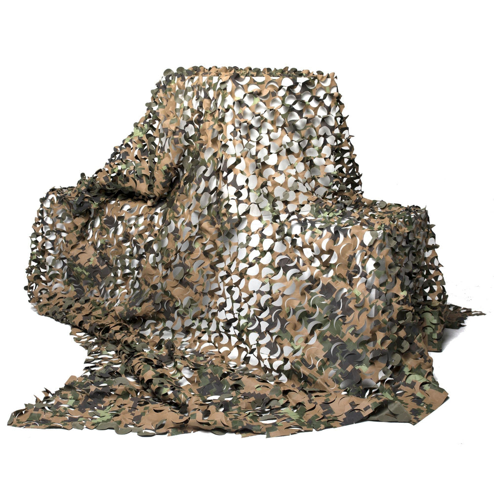 CamoSystems netting with UV treatment reduces glare for better field visibility.