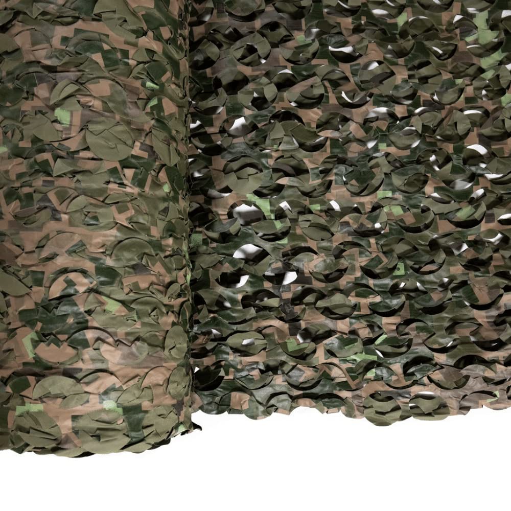 CamoSystems Specialist Series Ultra-Lite netting in digital woodland for discreet concealment.