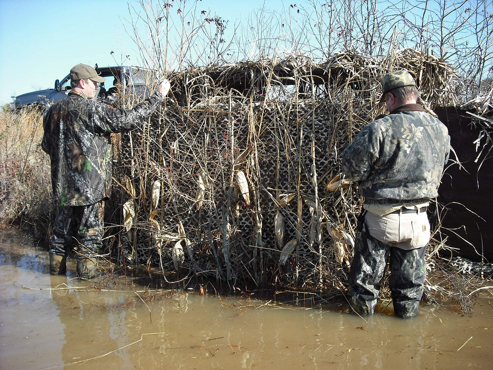CamoSystems Ultra-lite netting with UV-treated surface to reduce glare.