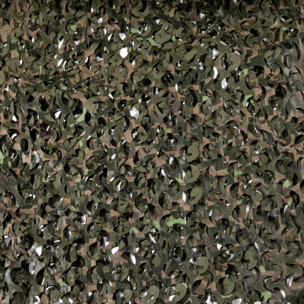 CamoSystems Ultra-Lite netting texture close-up highlighting durable, weather-ready fabric.