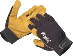 CAMP Axion Light Gloves black with goatskin palm for rope work