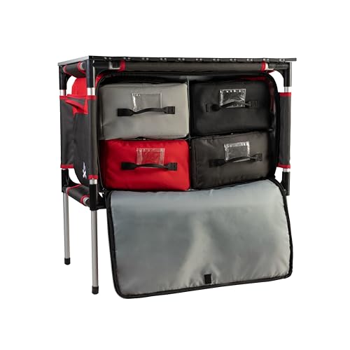 Lower divider unzips to fit Mountain Series stove in Sherpa setup