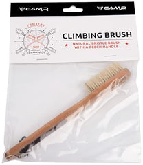 C.A.M.P. climbing brush with wooden handle for comfortable grip.