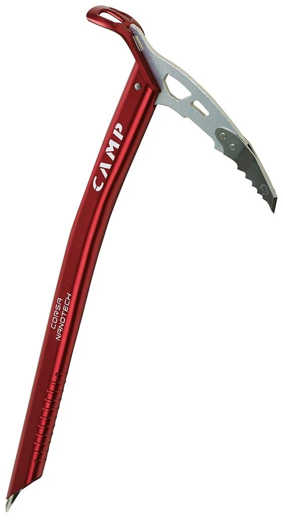 C.A.M.P. Corsa Nanotech 60cm with curved shaft provides grip on icy terrain