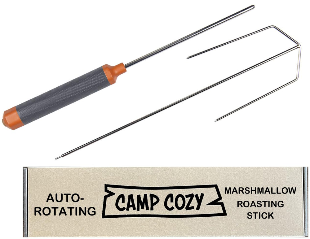 Camp Cozy battery-powered roaster offers hands-free roasting on the go.