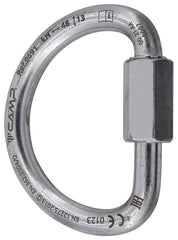 CAMP D Quick Link Steel 10mm gate opening demonstrated for easy access in rigging setups.
