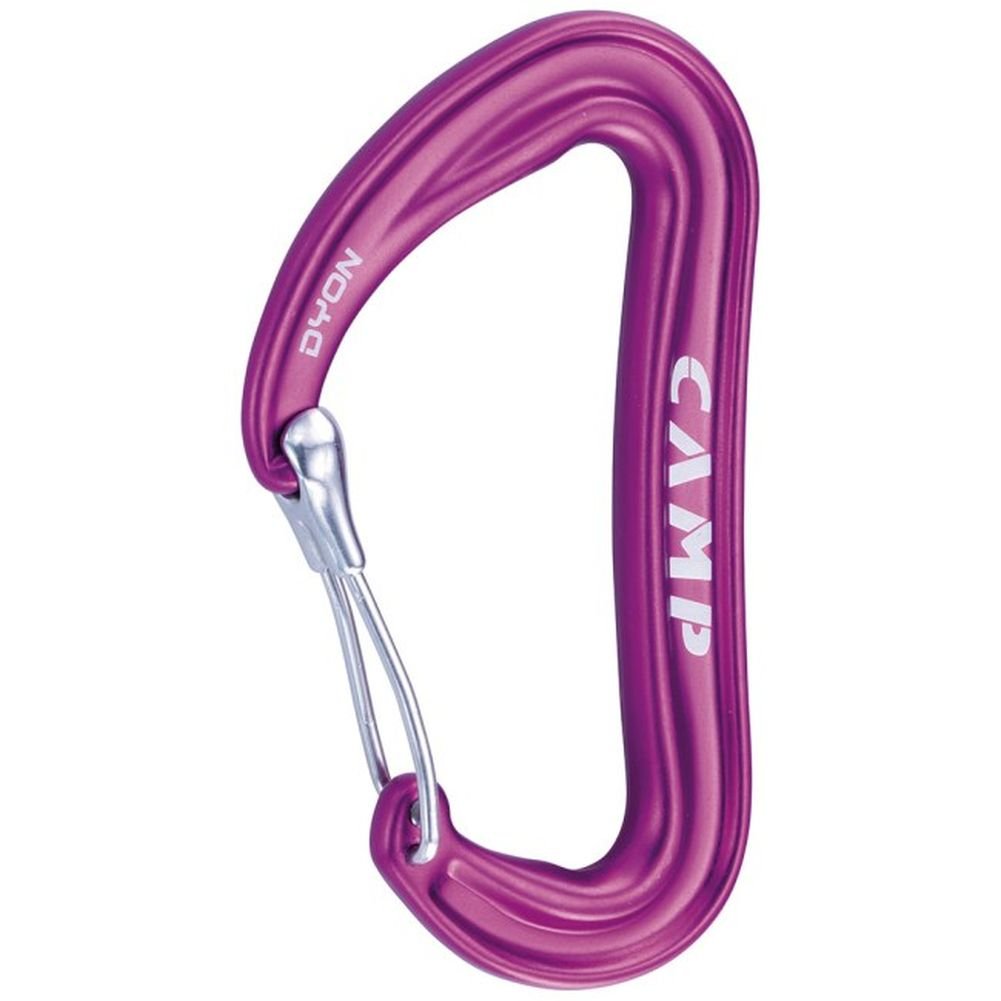 CAMP Dyon carabiner purple with SphereLock and KeyWire for secure, smooth gate action