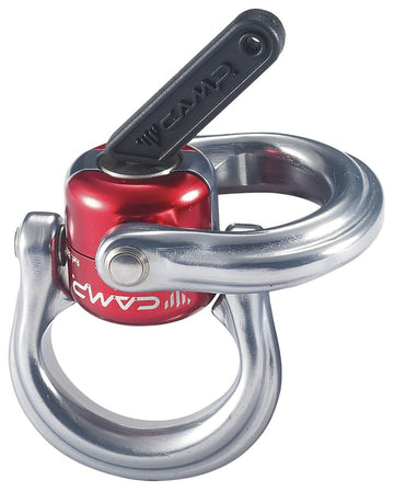 CAMP Enigma rotating swivel with smooth ball bearings.