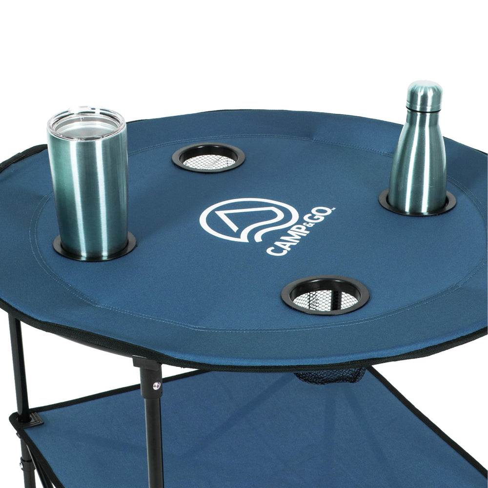 CAMP&GO 30 lb weight capacity handles drinks, snacks, and small gear